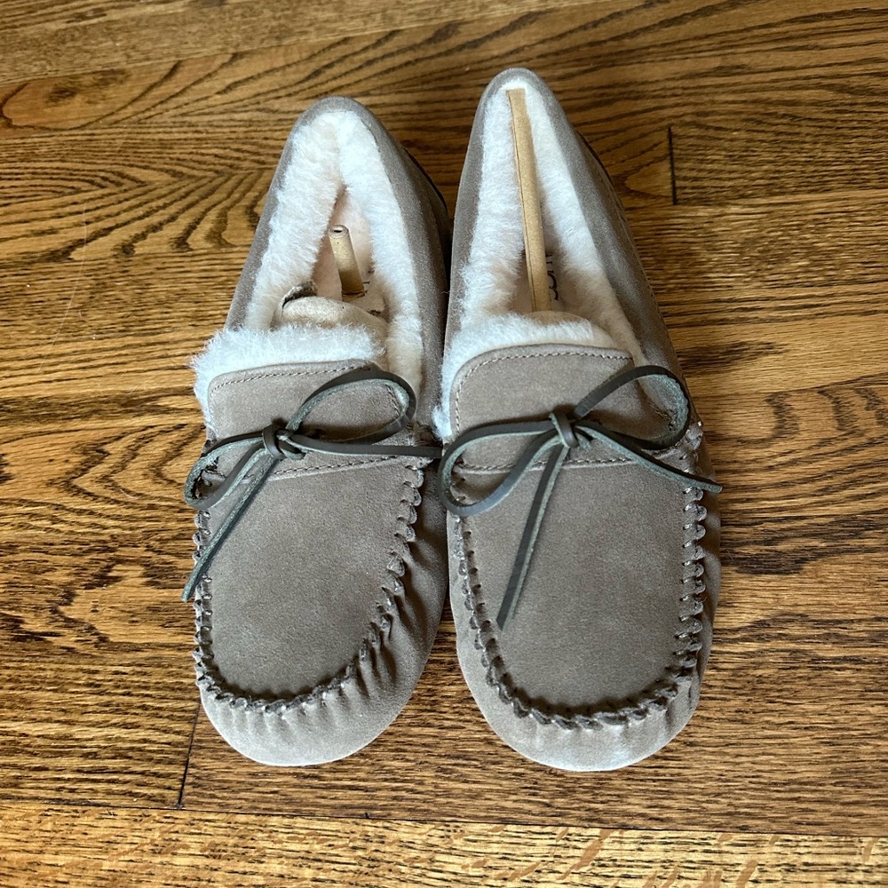 UGG Men's Suede Loafers with Fur Lining